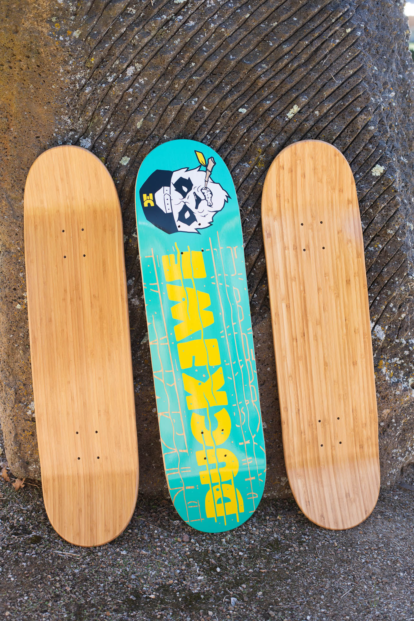 TEAL BAMBOO DECK 8.25