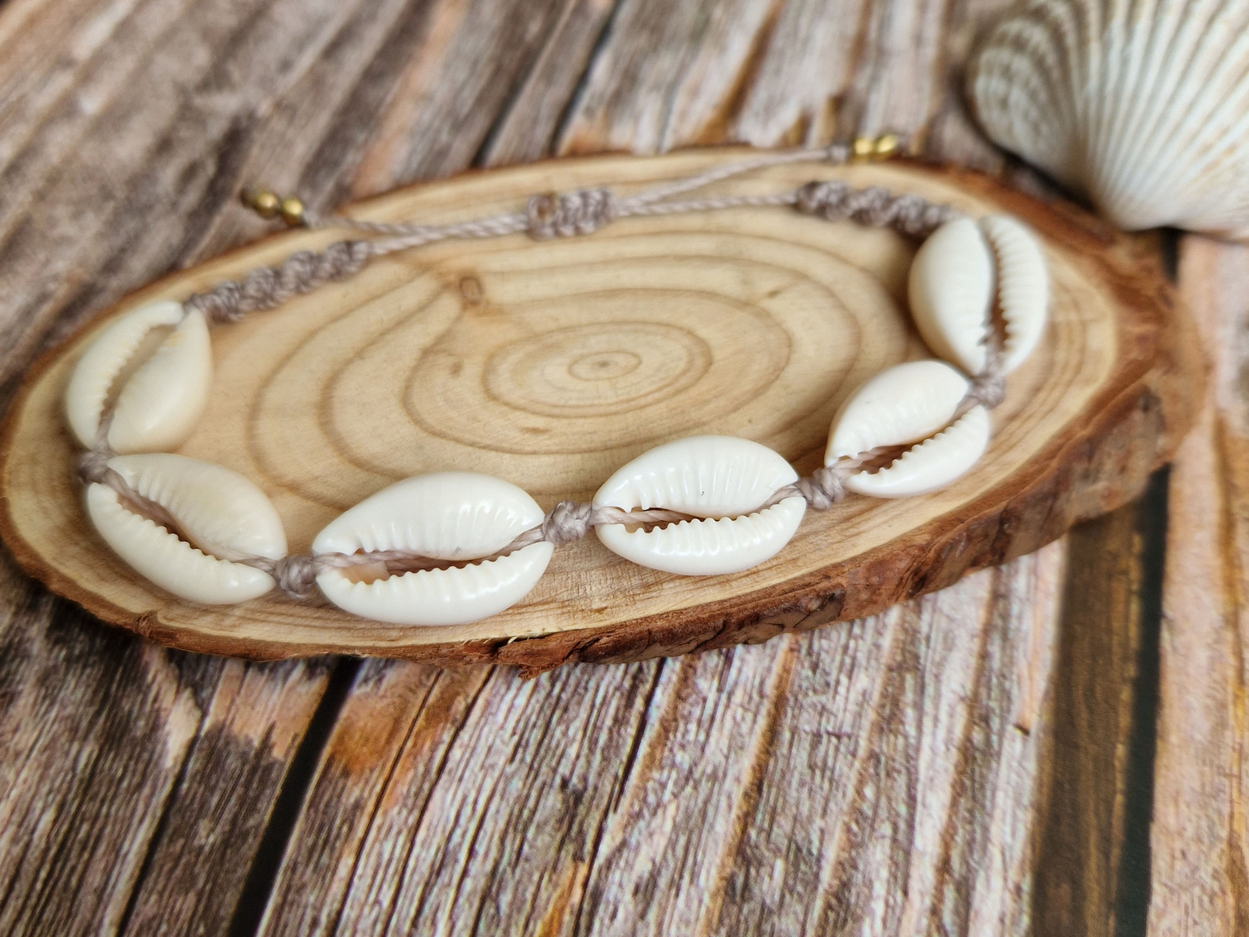 Cowrie Shell Beach Bracelet 