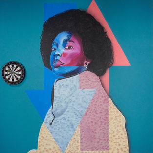 Portrait gemalt mit Spruehdose und Acryl-Farbe auf Wand von ZjanArt