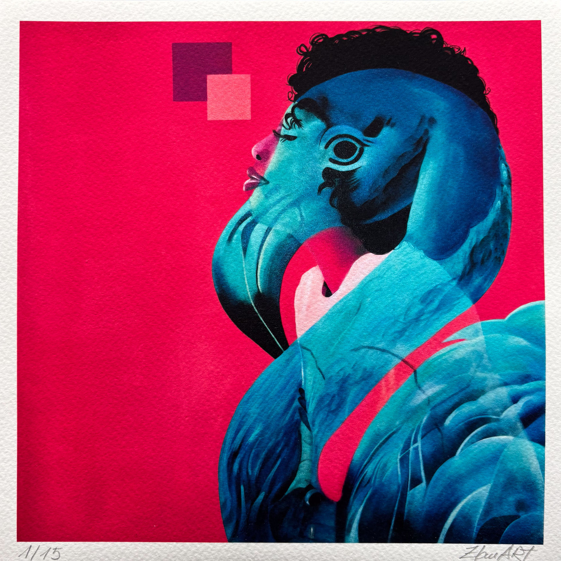 Tierischer Traum - Exklusiver Fine Art Print (25x25cm)