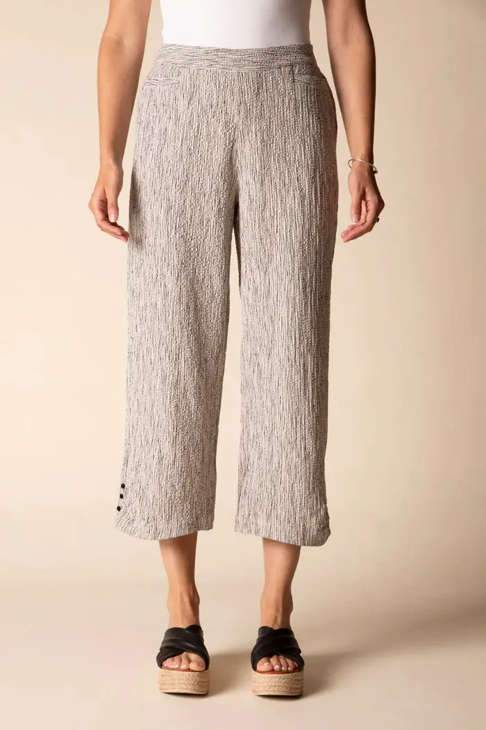 Thumbnail: Fine Lines Pucker Weave Capri