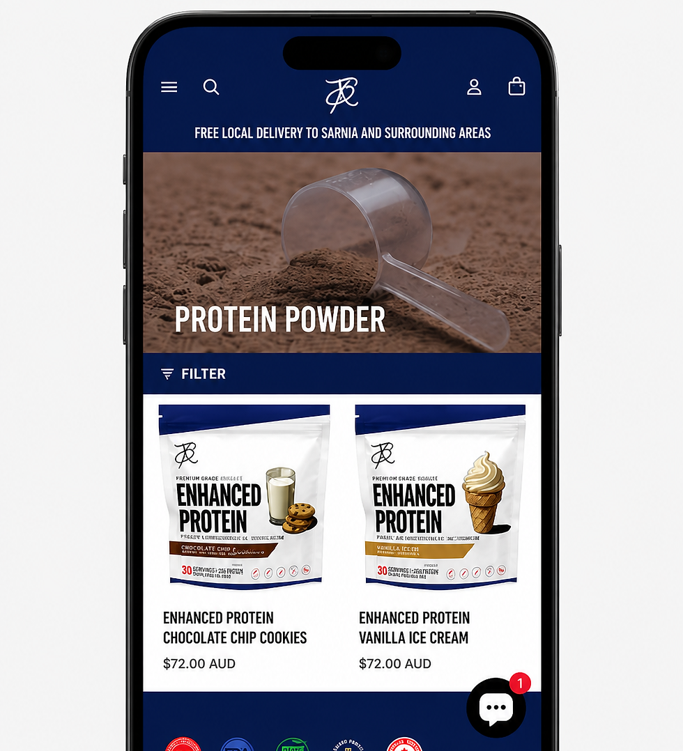 Professional website design focused on user experience and performance