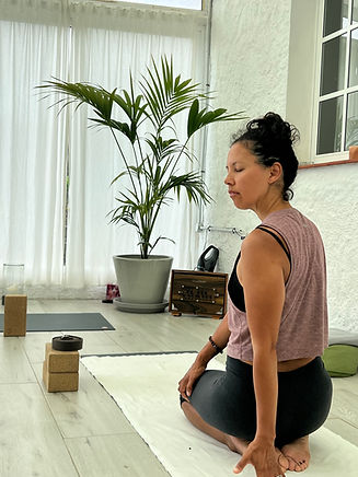 Yin Yoga Practice during 300 hours course in Tenerife