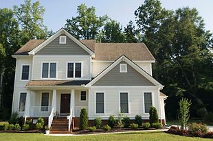 2 story white house