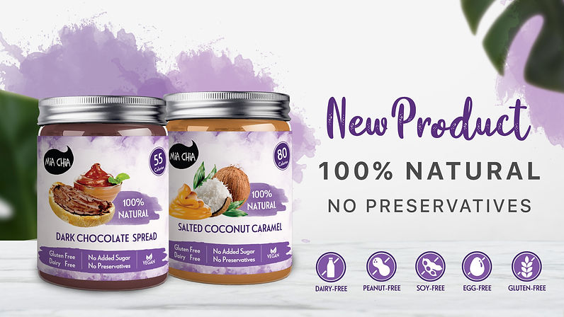 banner choco and salted coconut caramel[