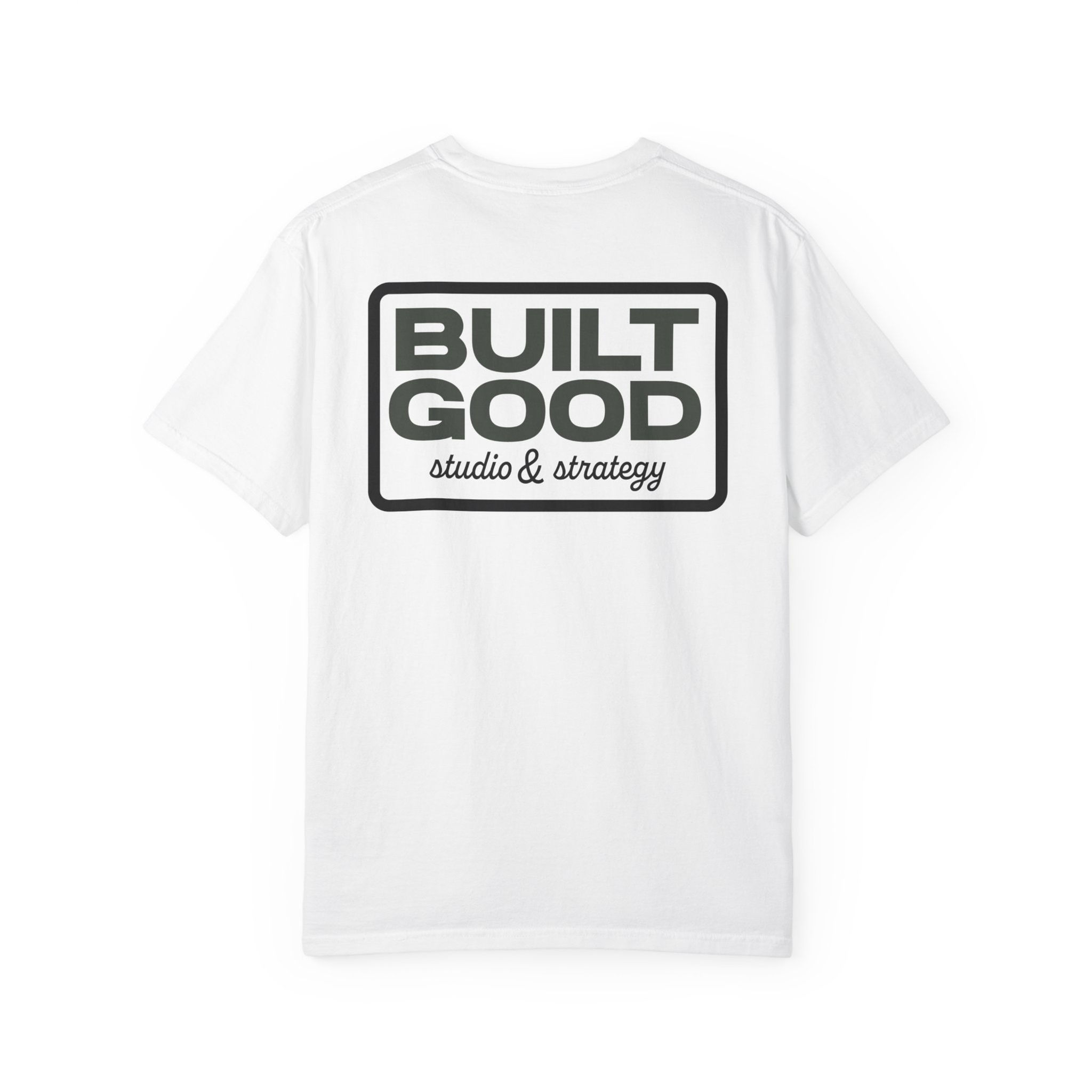 BuiltGood box logo T-Shirt | BuiltGood studio & strategy graphic tee