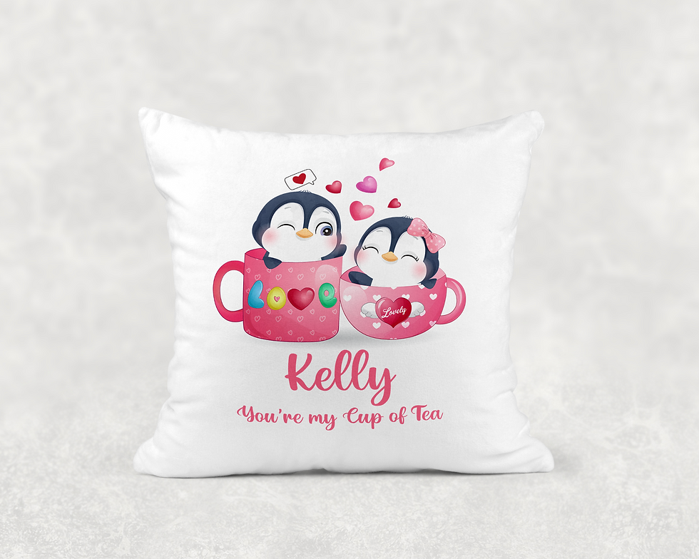 Personalised You're My Cup of Tea Cushion