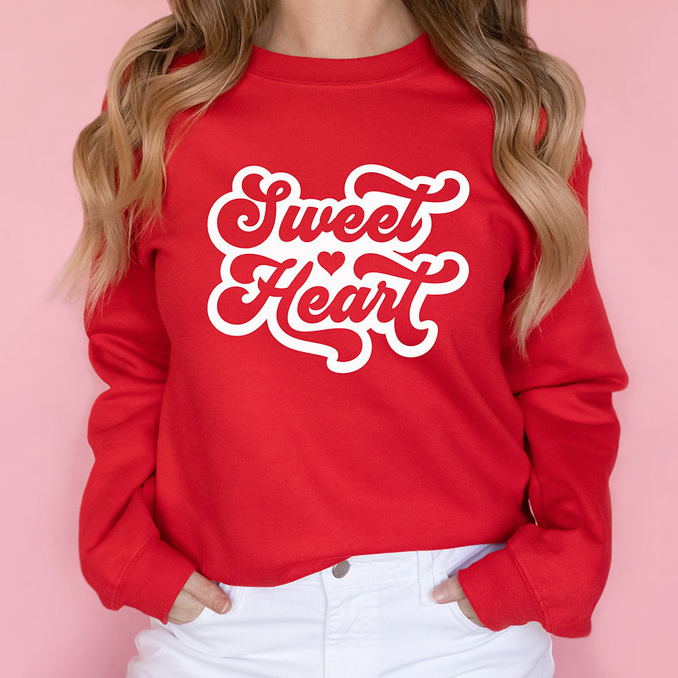 Sweet Heart Red Sweatshirt