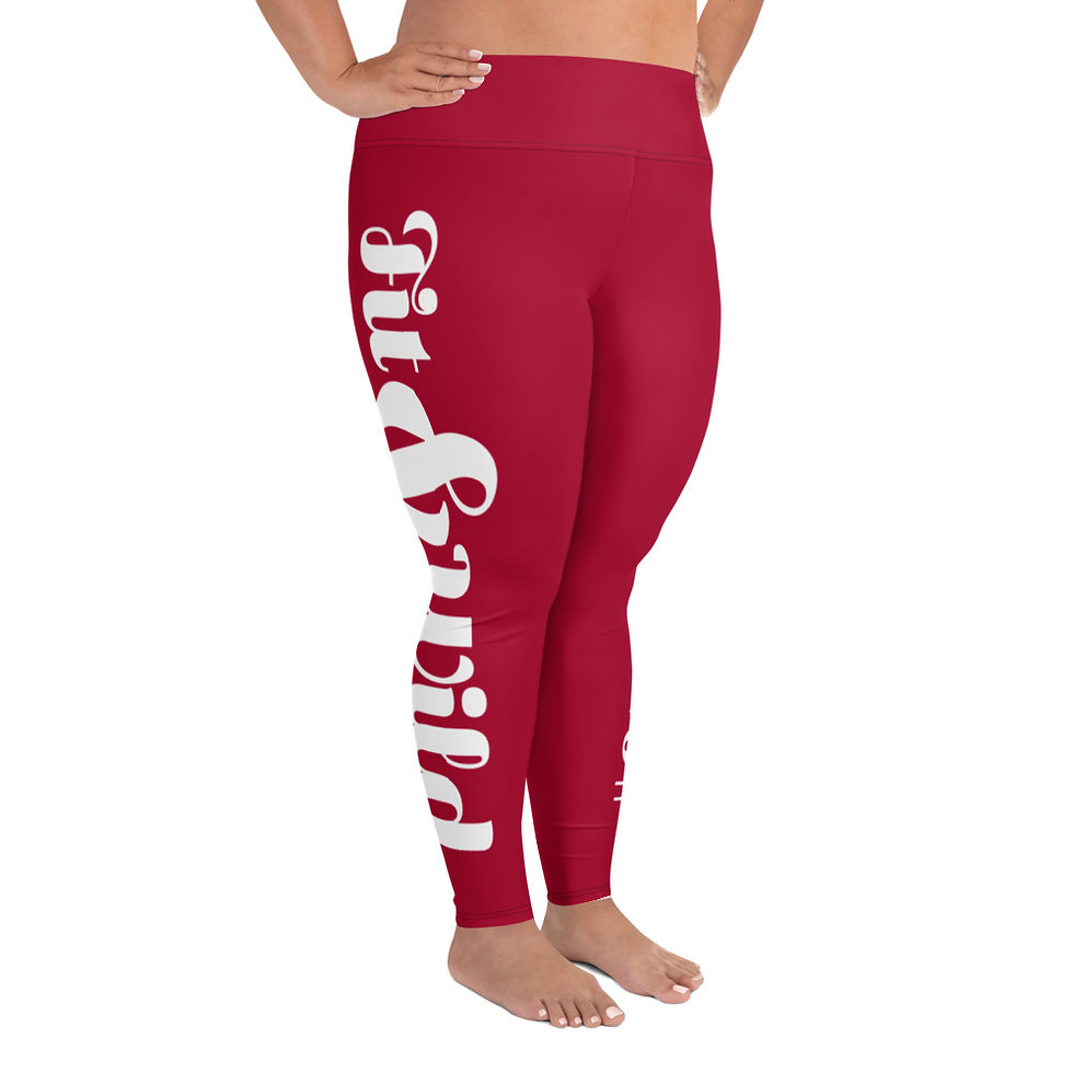 Thumbnail: Signature Plus Size Leggings Carmine