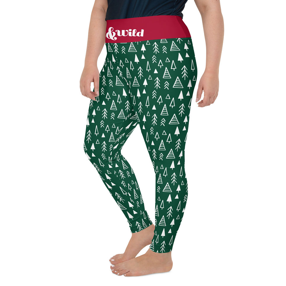 Thumbnail: Alpine Xmas Plus Size Leggings