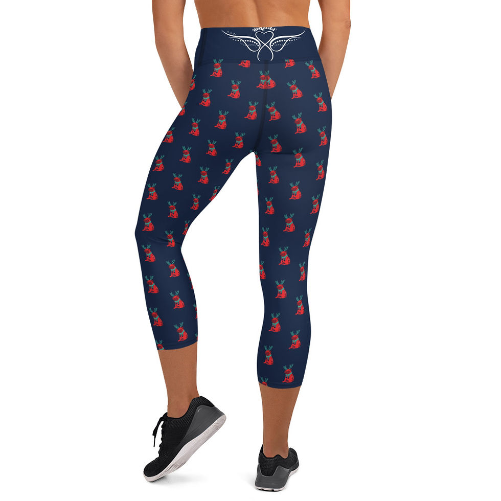 Thumbnail: Pugs & Kisses Xmas Capri Leggings
