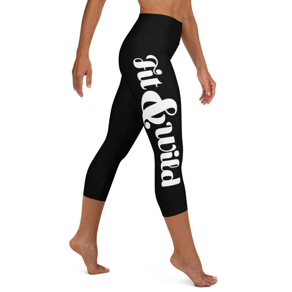 Thumbnail: Signature Capri Leggings Black