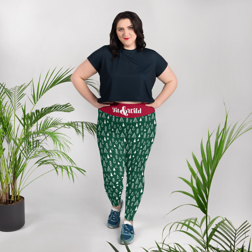 Alpine Xmas Plus Size Leggings