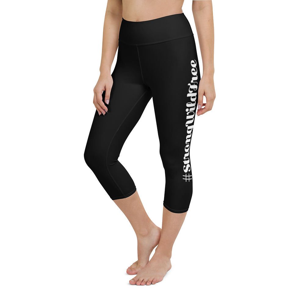 Thumbnail: Signature Capri Leggings Black