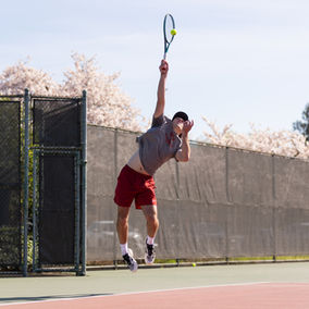 Men’s tennis on their first conference match win since 2019
