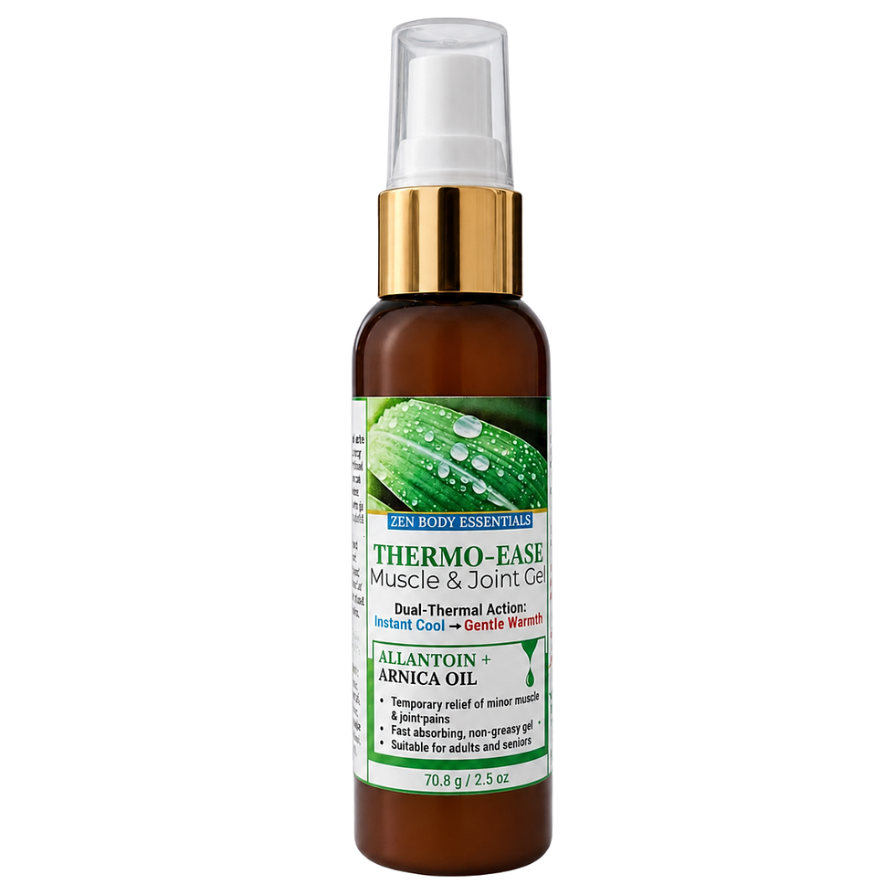 ThermoEase Muscle & Joint Gel in bottle, cooling and warming gel for muscle and joint relief