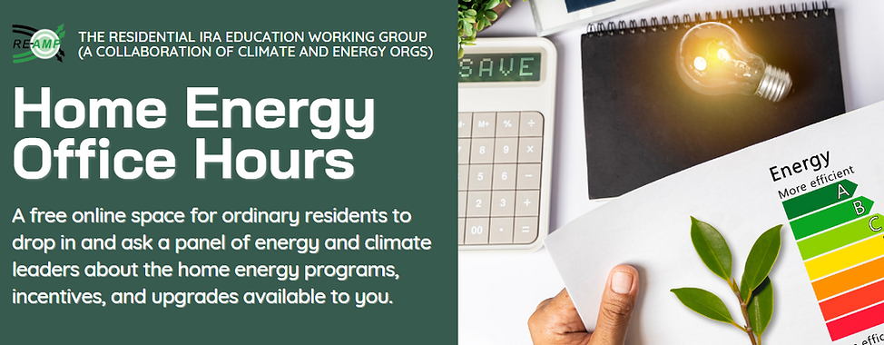 Home energy office hours