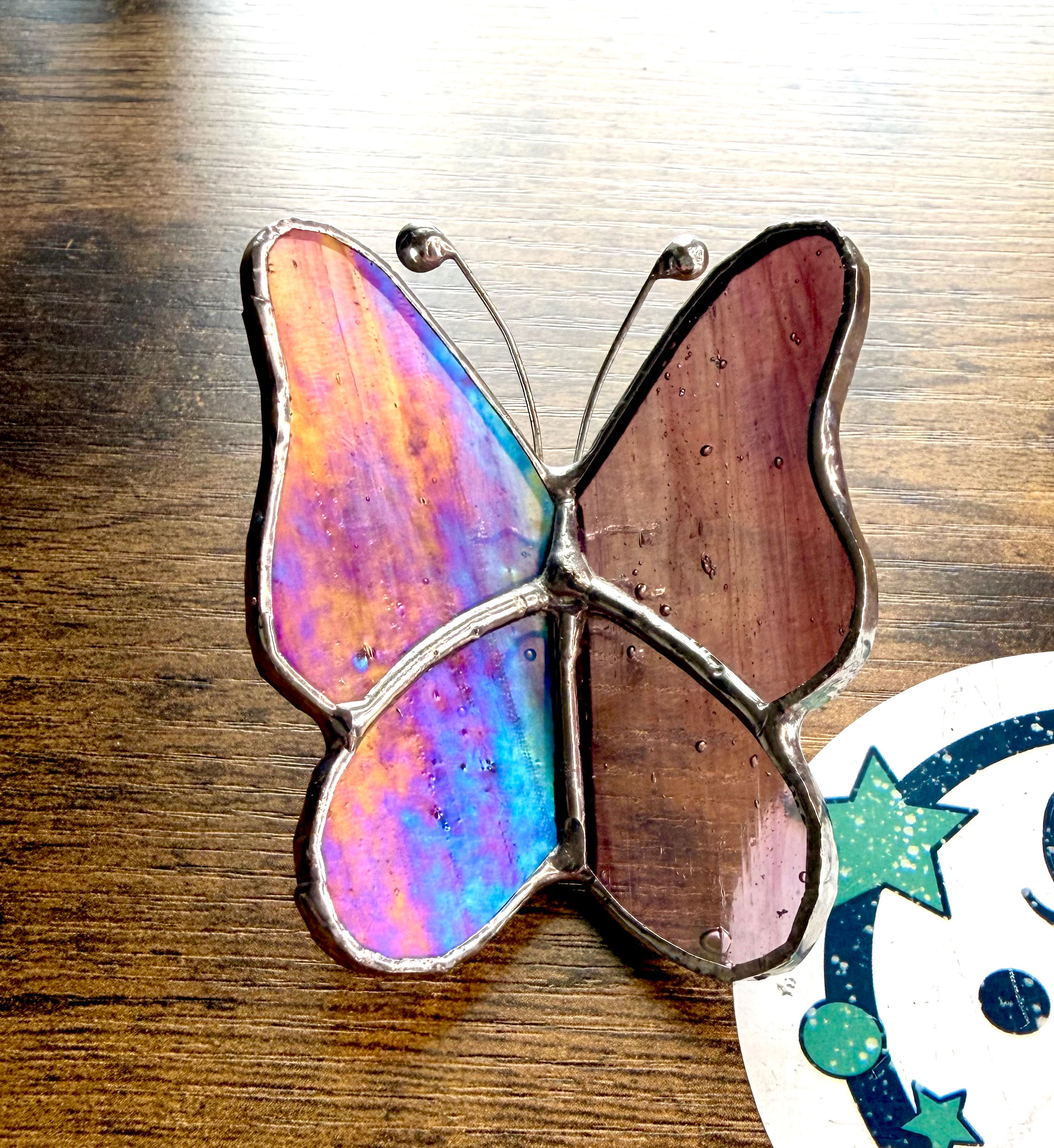Small Iridescent Purple Butterfly