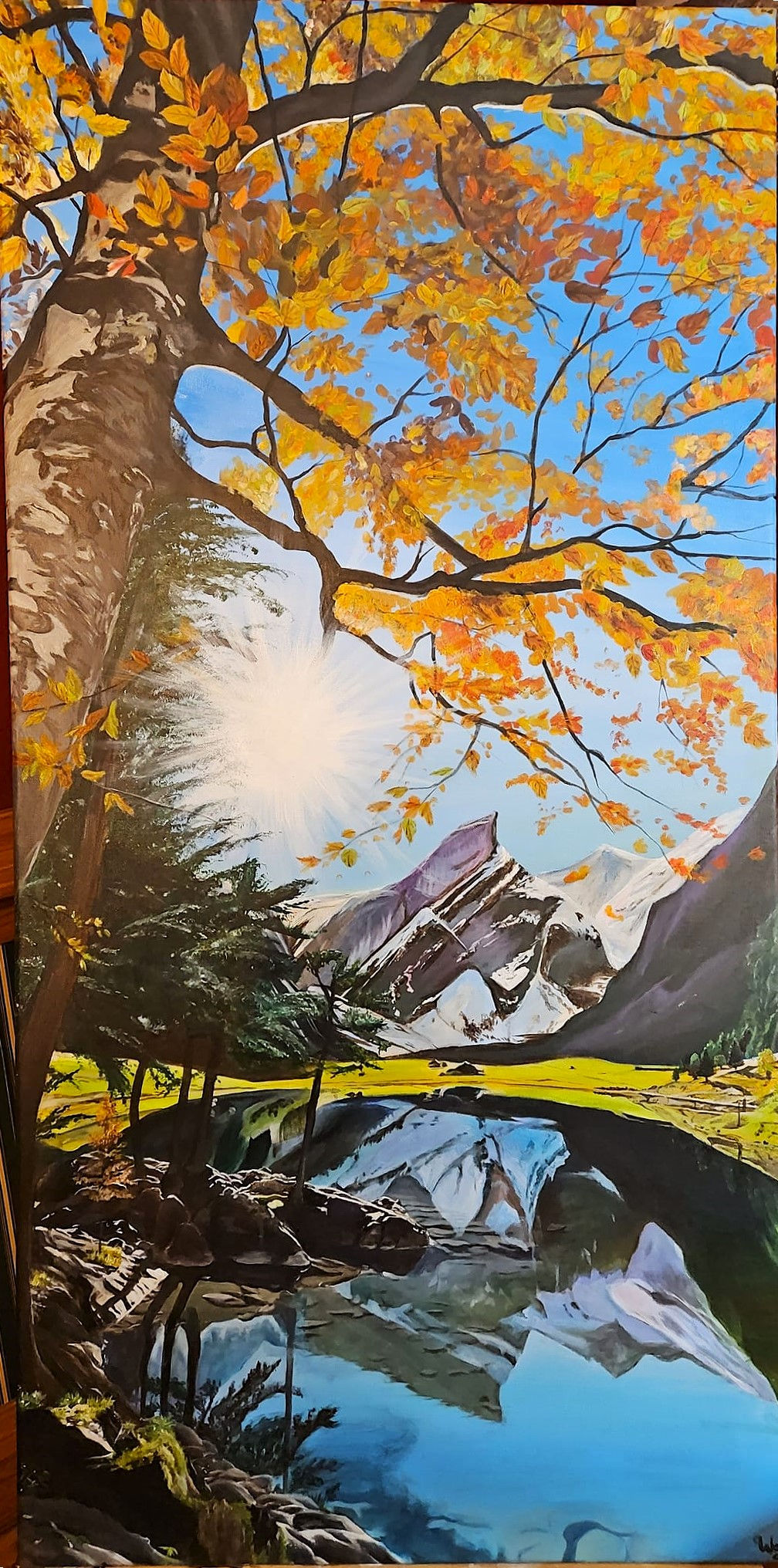 Mirror of Autumn-Canvas