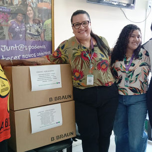 MMSG agradece doação de agasalhos dos funcionários da B. Braun