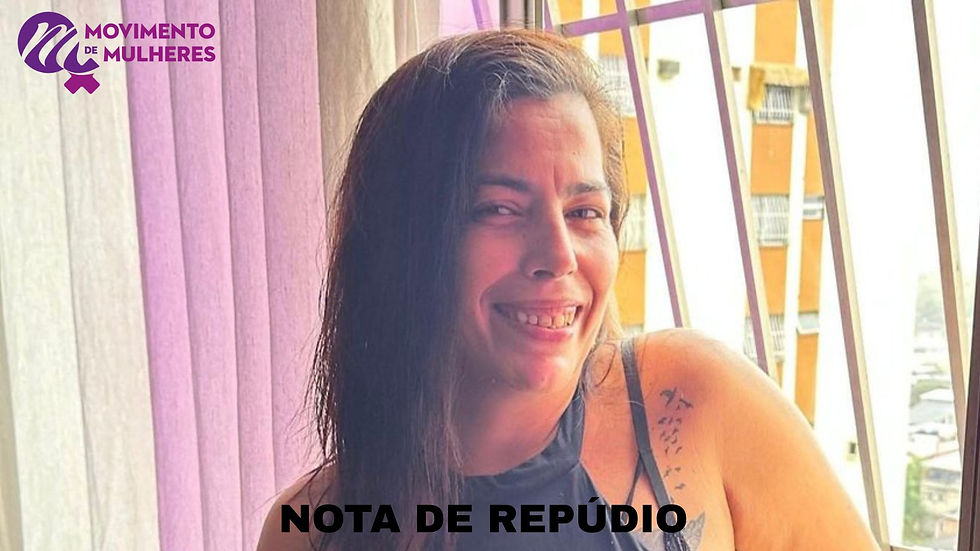 MMSG repudia mais um feminicídio em São Gonçalo e exige justiça por Fernanda Guedes