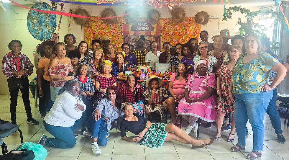 Tradição, alegria e afeto marcam festa julina do Grupo de Associadas do Movimento de Mulheres em SG