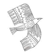 Logo de tiza a mano