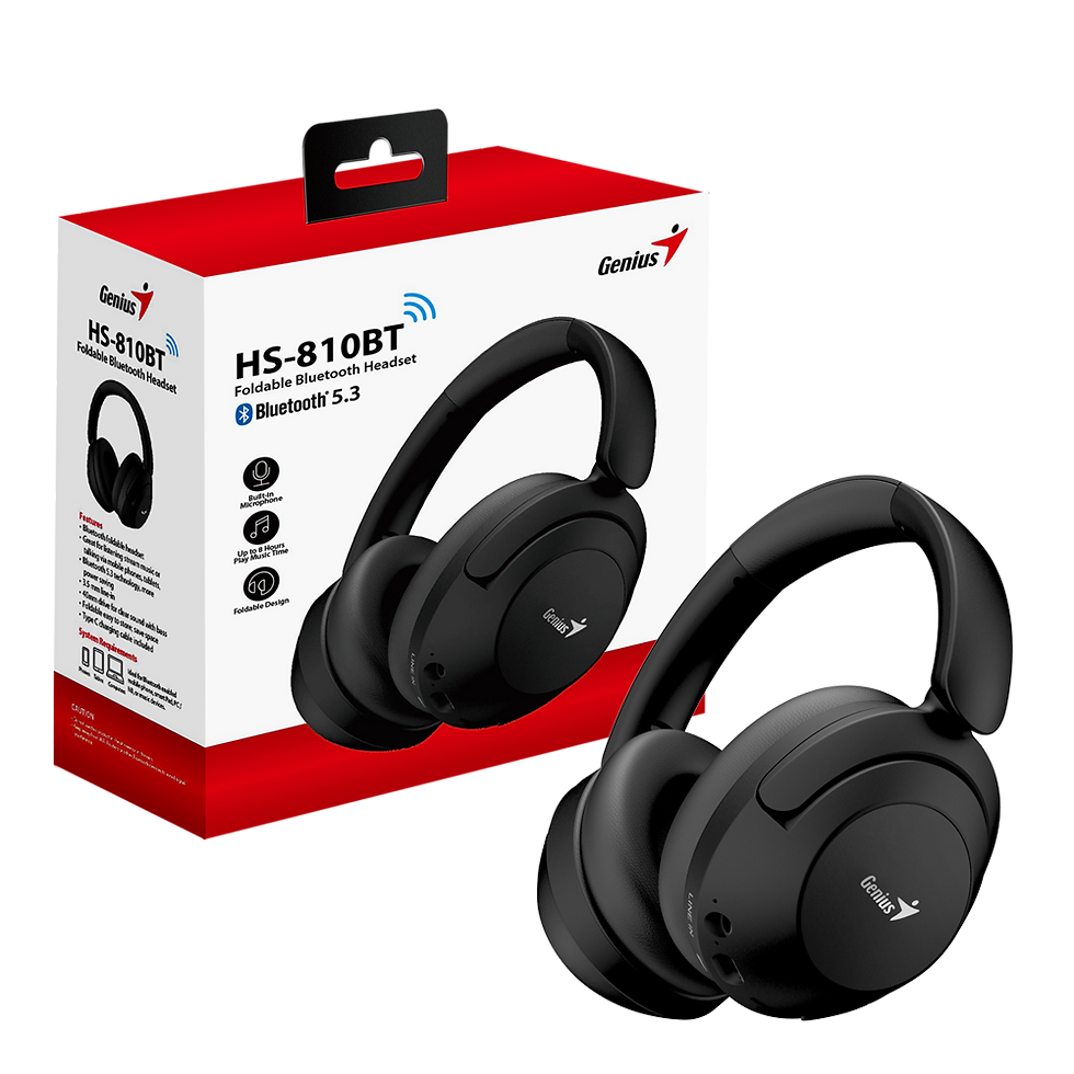 תמונה ממוזערת: אוזניות אלחוטיות Genius HS-810BT