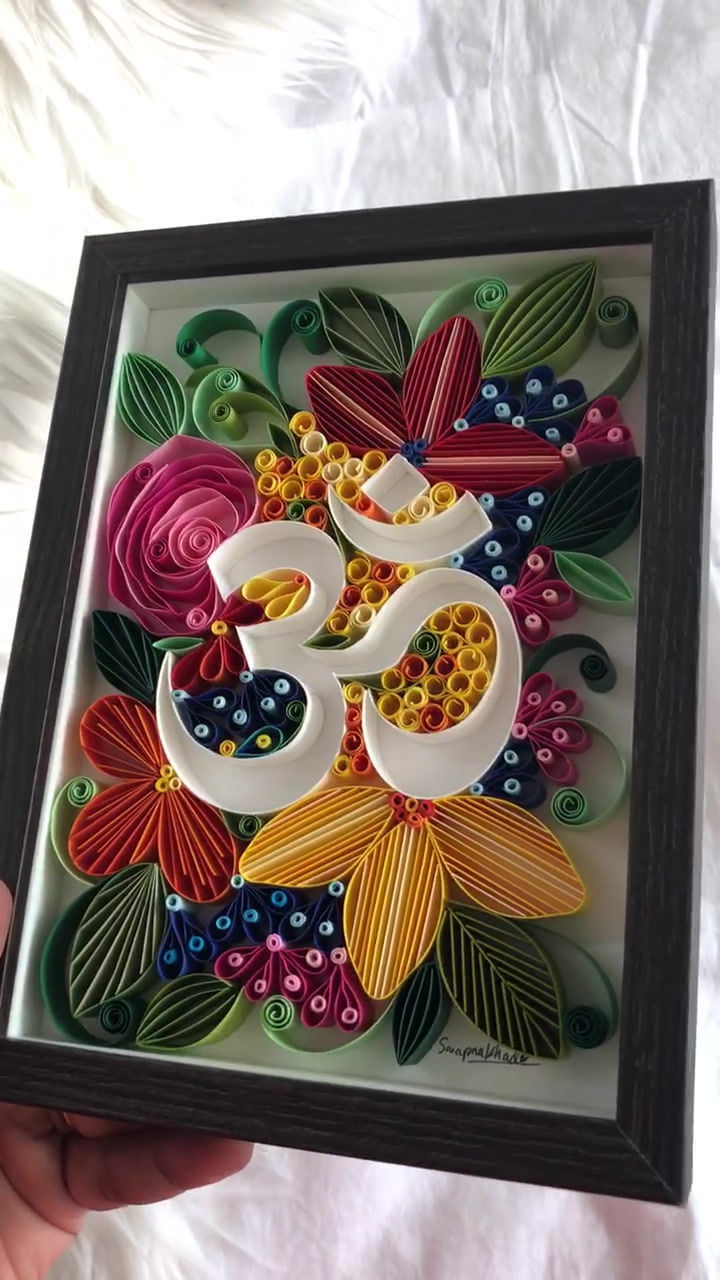 Thumbnail: OM - paper art - small outerside floral