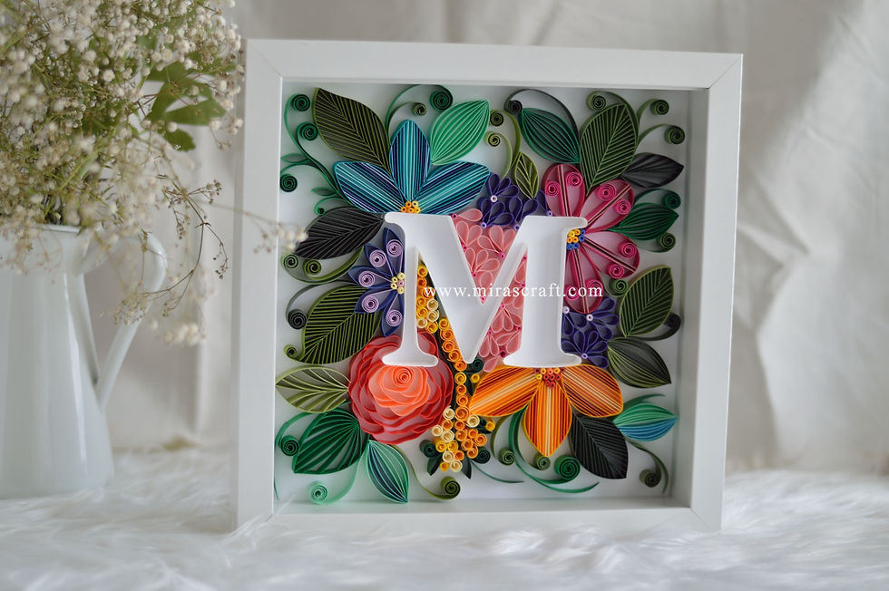 Thumbnail: Beautiful Floral M Monogram