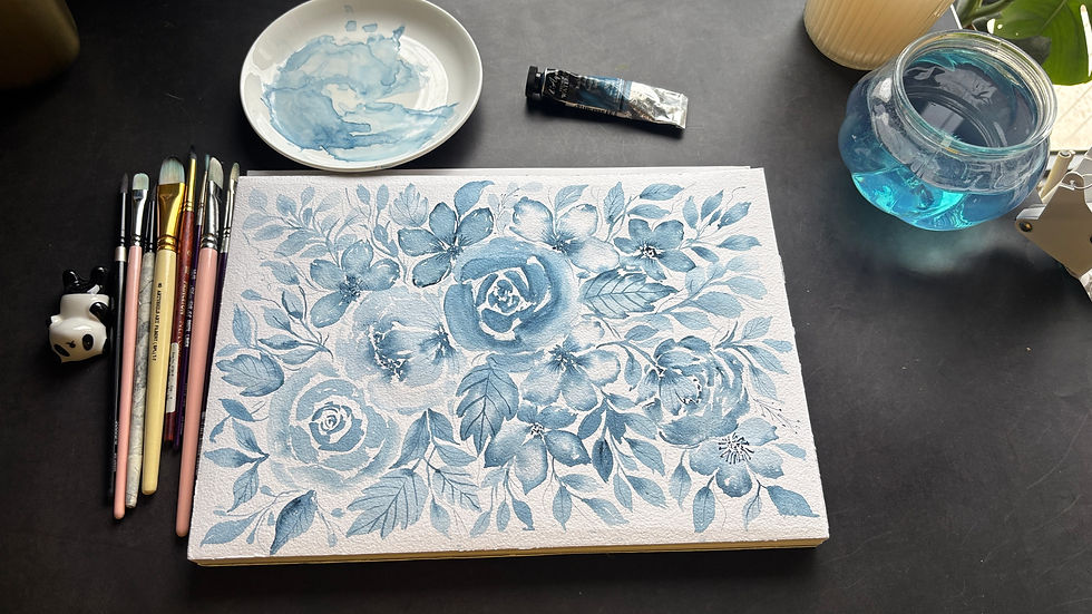 Thumbnail: Indigo watercolor - #606 - 6th edition