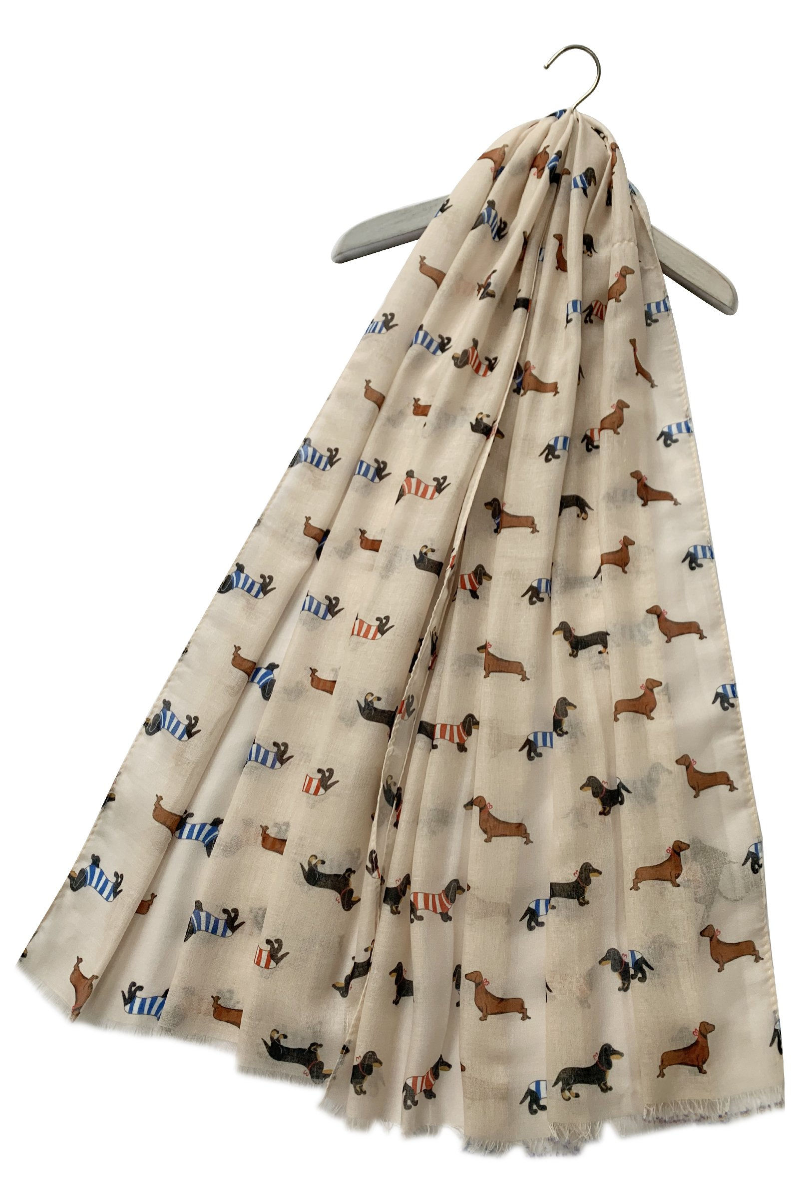 Image of Dachshund Sausage Dog Print Scarf