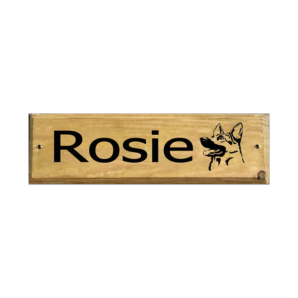 Thumbnail: Handmade Kennel Door Sign