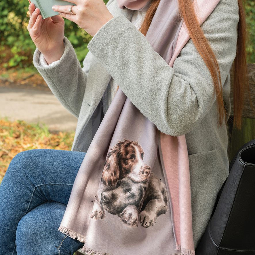 Image of Wrendale 'A Dog's Life' Winter Scarf