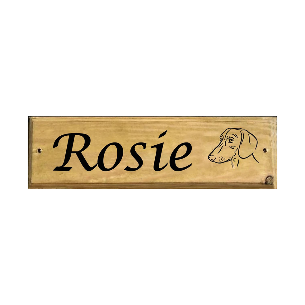 Thumbnail: Handmade Kennel Door Sign