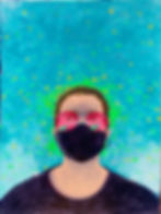 Self Portrait, Acrylic on Canvas