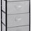 Miniature : Amazon Basics Commode pour armoire - 4 tiroirs en tissu - blanc
