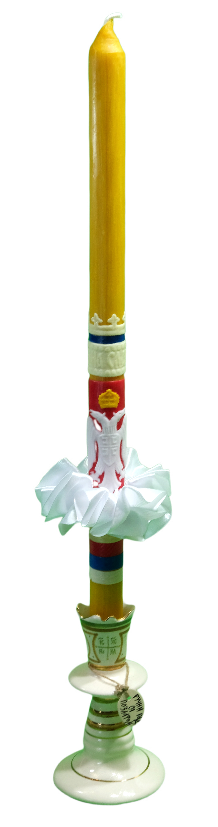 Thumbnail: Decorative Candle Ribbon (Handmade)