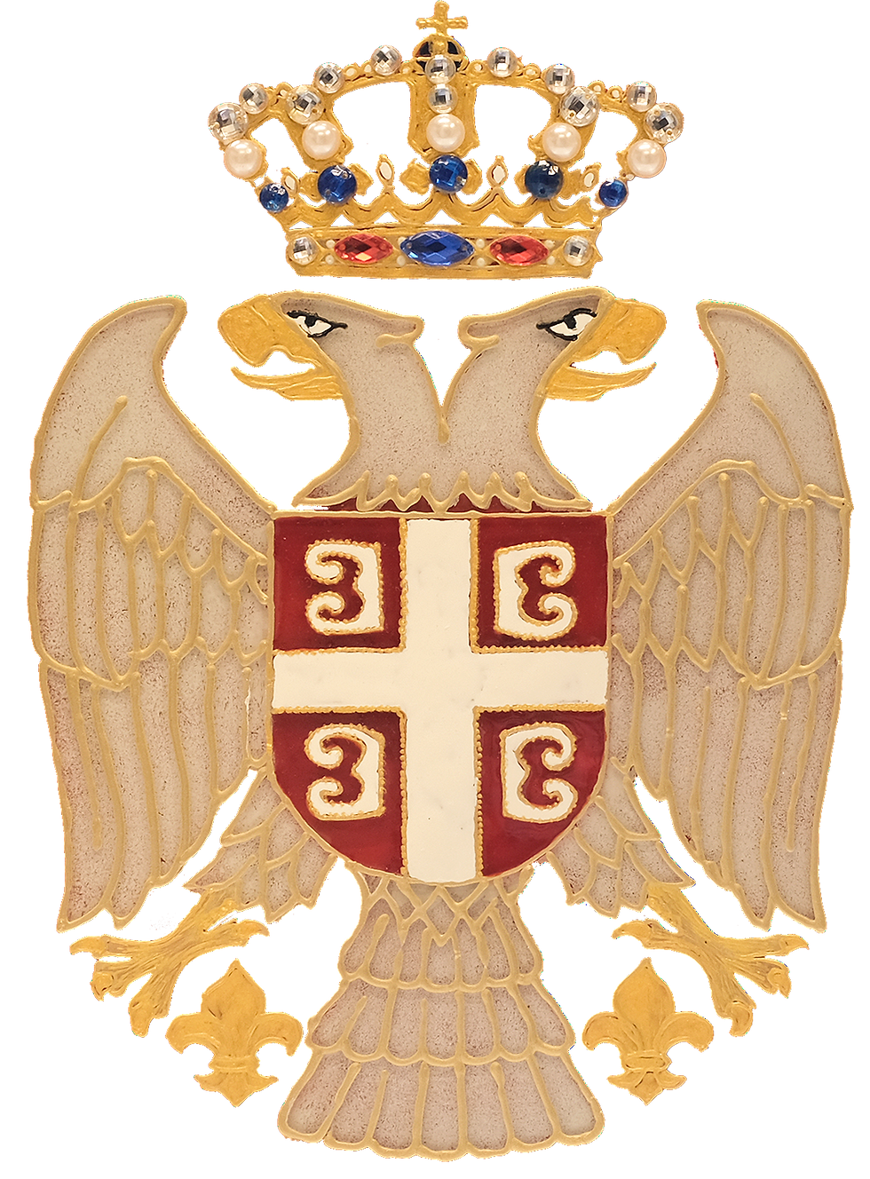 Thumbnail: Framed Coat of Arms of Serbia