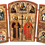 Thumbnail: Triptych: Sts. Constantine and Helen, small icons