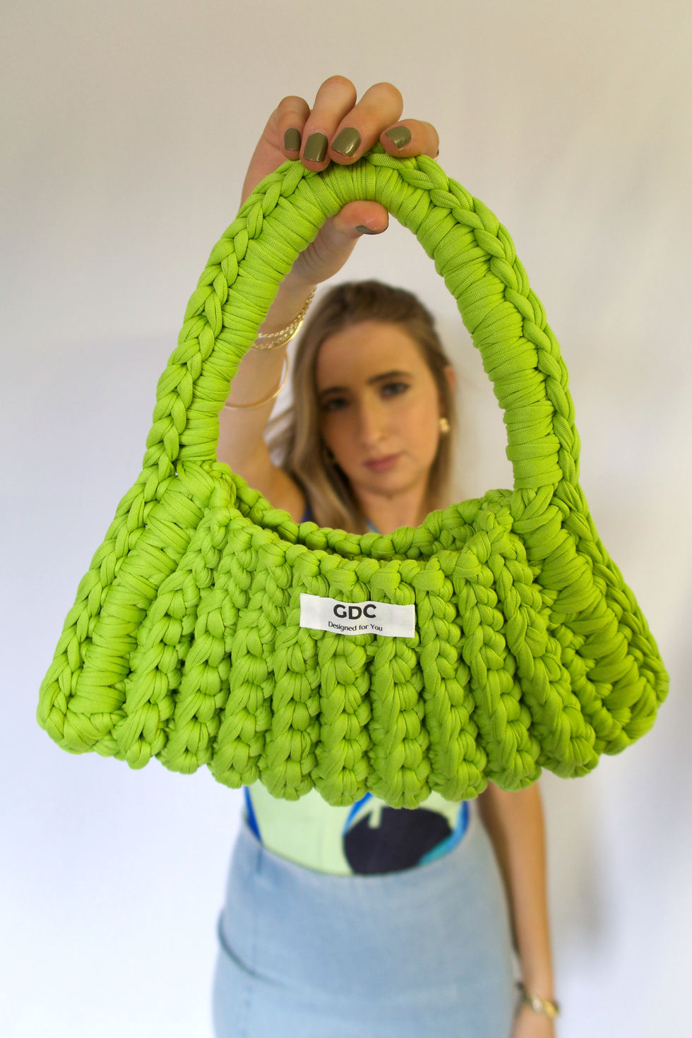 Thumbnail: Melon Drop Pyramid Clutch