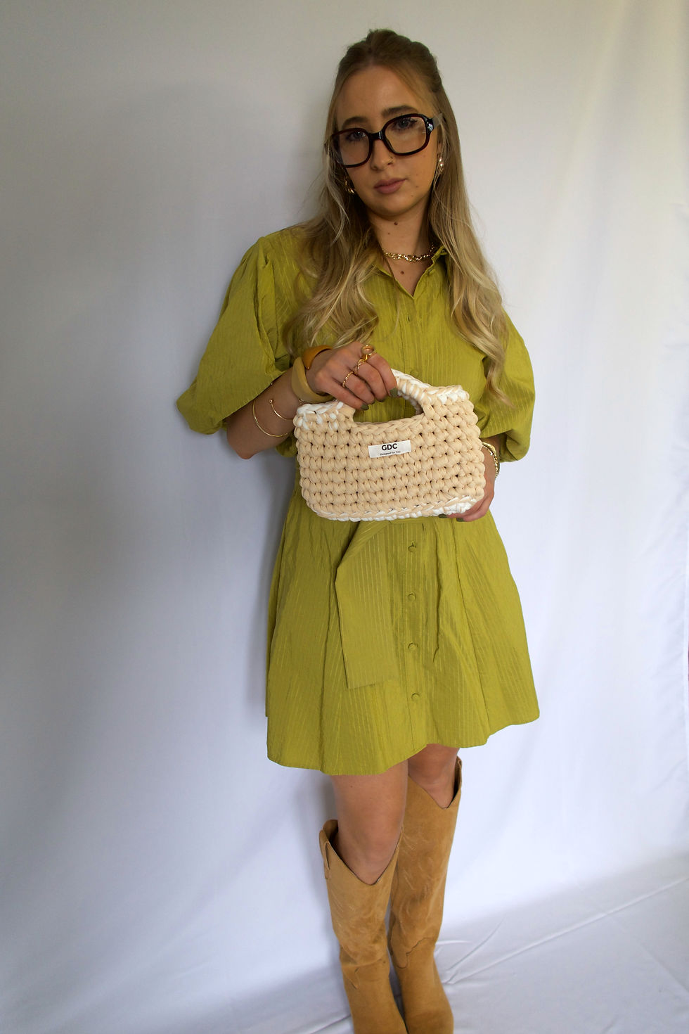 Thumbnail: Toasted Marshmallow Crescent Mini Tote