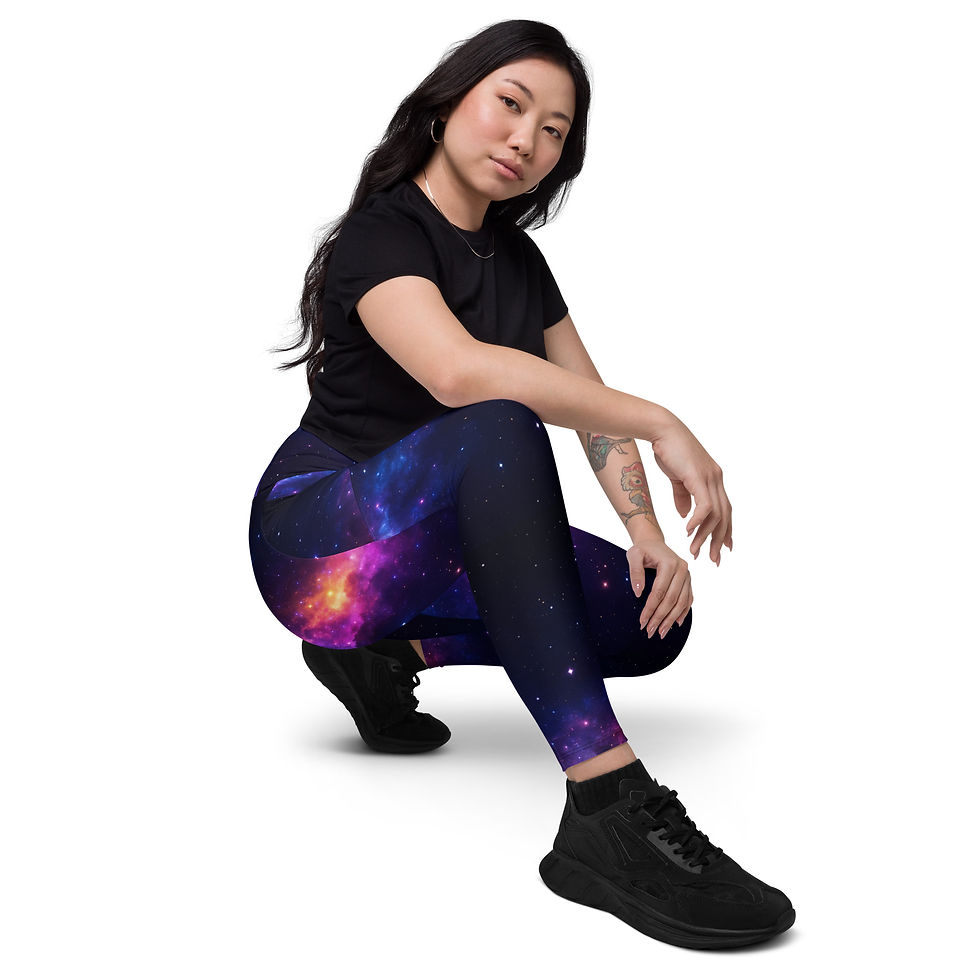 Thumbnail: Crossover leggings with pockets