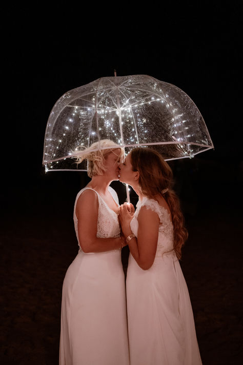 Just married two brides are better than one, in Noordwijk