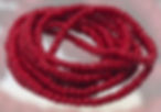 Mary J. Blige, Plus Size Waist Beads, Matte Red Waist Beads, Handmade Waist Beads