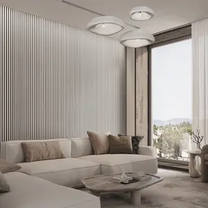 Contemporary Soft White Acoustic Panels