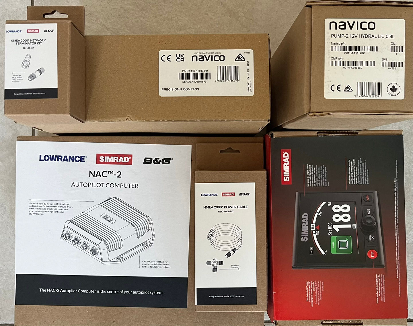 Simrad AP44 VRF Pack Medium Capacity Autopilot - 000-13291-001