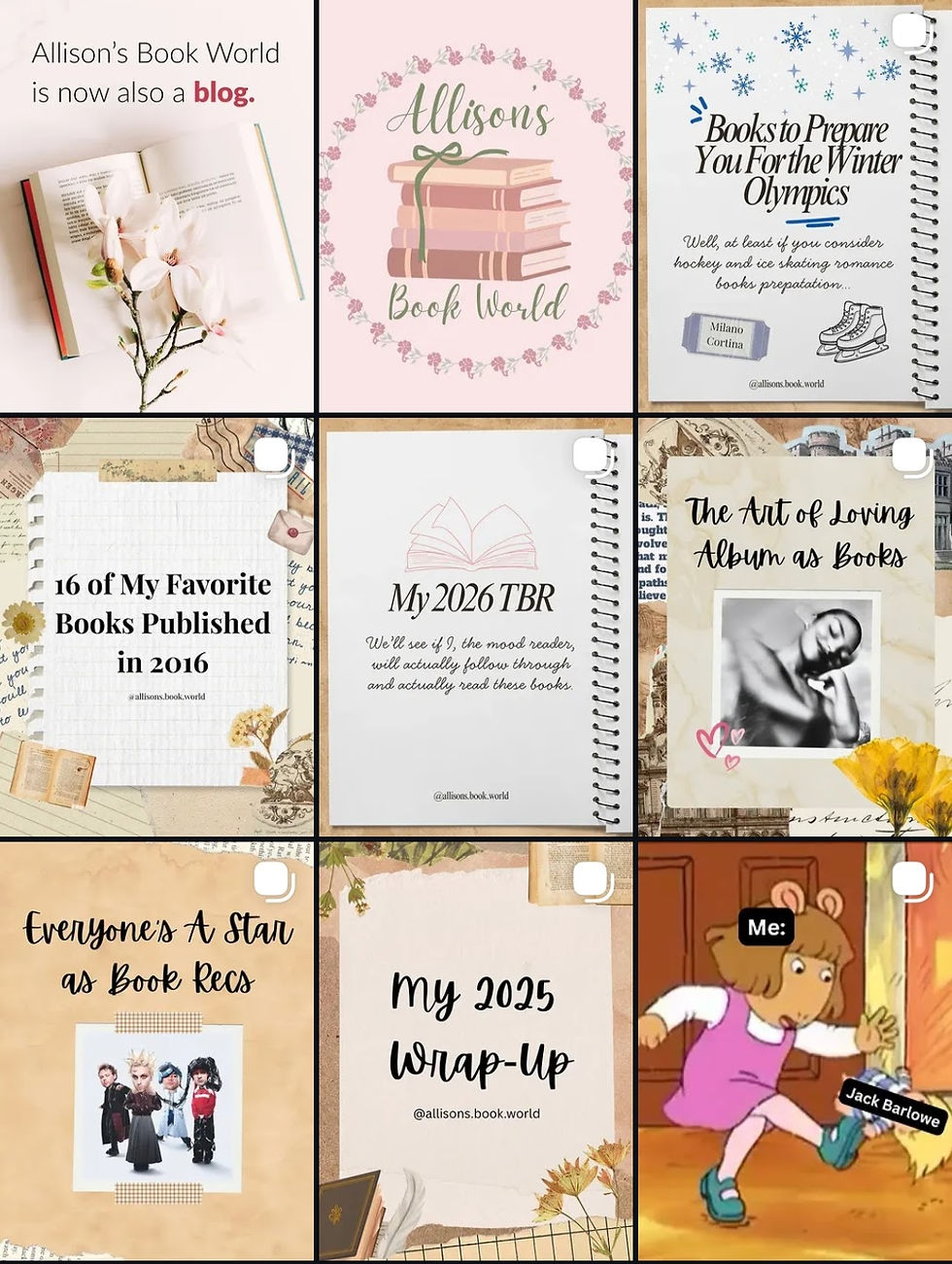 Here is a little preview of some of my Instagram posts.