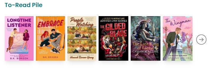 These are some of the books that I have on my TBR, a lot of which are romances and upcoming releases.